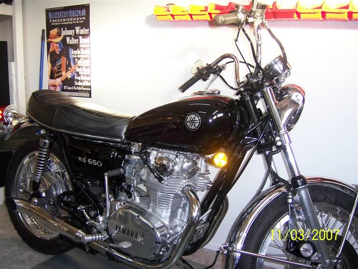 Yamaha xs 650 - Yamaha xs 650 1976 C model impoteret fra U.S.A. billede 1