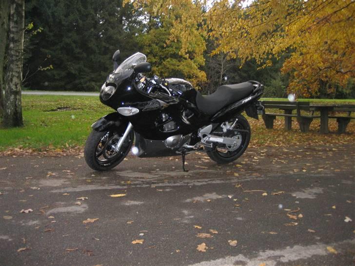 Suzuki gsx750f - første afslapnings tur efter styrtet, kæft det var lækkert, os selvom det regnede lidt:) billede 3