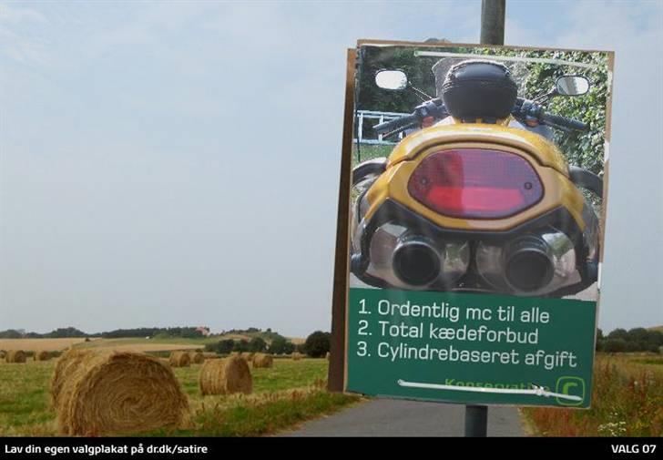 BMW R1100S (SOLGT) - Valgplakat set uden for Spragelse. Også set ved Tønder-afkørslen (tak Boxermand27) billede 10
