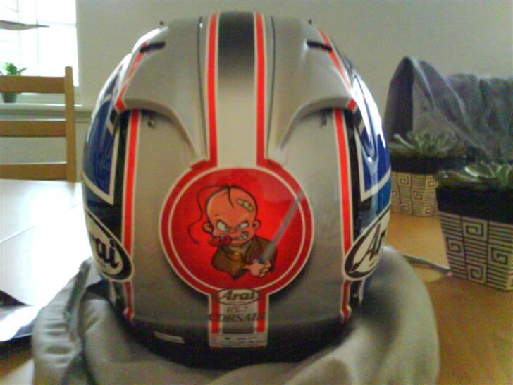 Suzuki GSX400 E * SOLGT * - Den nye hjelm, Arai RX-7 Corsair Pedrosa... Nu med Jedi godkendelse!? billede 6