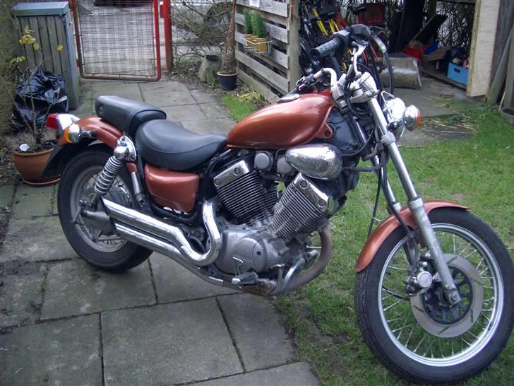 Yamaha XVS 650 Dragstar - Sådan så Virago ud da jeg købte den .. billede 9
