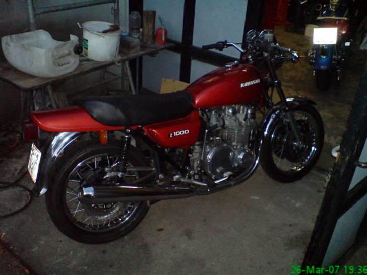 Kawasaki z1000R - min gode gamle z1000 fra april 1977 billede 4