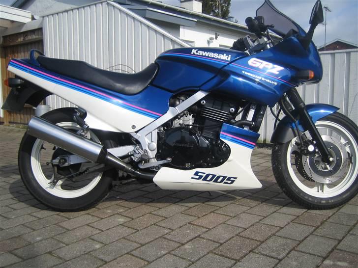Kawasaki KLE 500 (solgt) - Min tidligere GPZ500S 91´ - superfed og hurtig billede 18