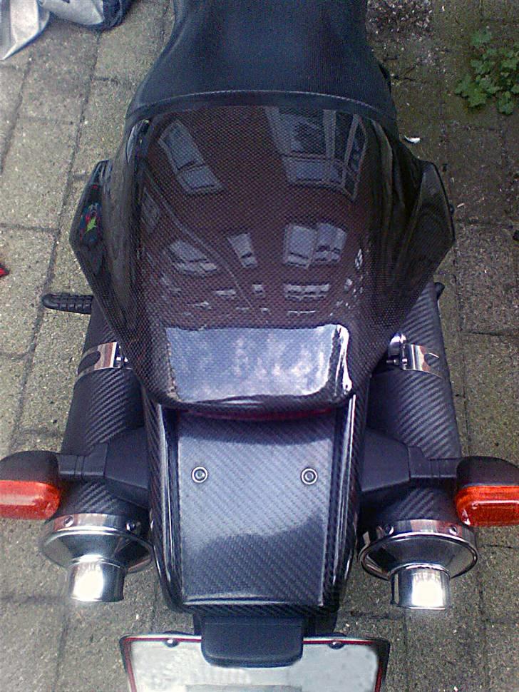 Ducati 900 Monster - (Solgt!) - Ny-lakeret Sædeskal og Sidedæksler i Carbon... billede 8