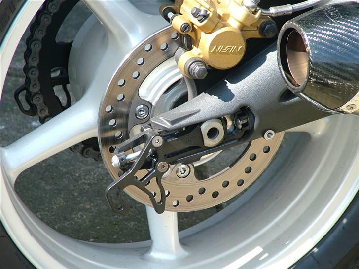 Triumph Street Triple "SOLGT" - Gilles Chain adjuster meed GP løfter kit. 4.5.2008 billede 7