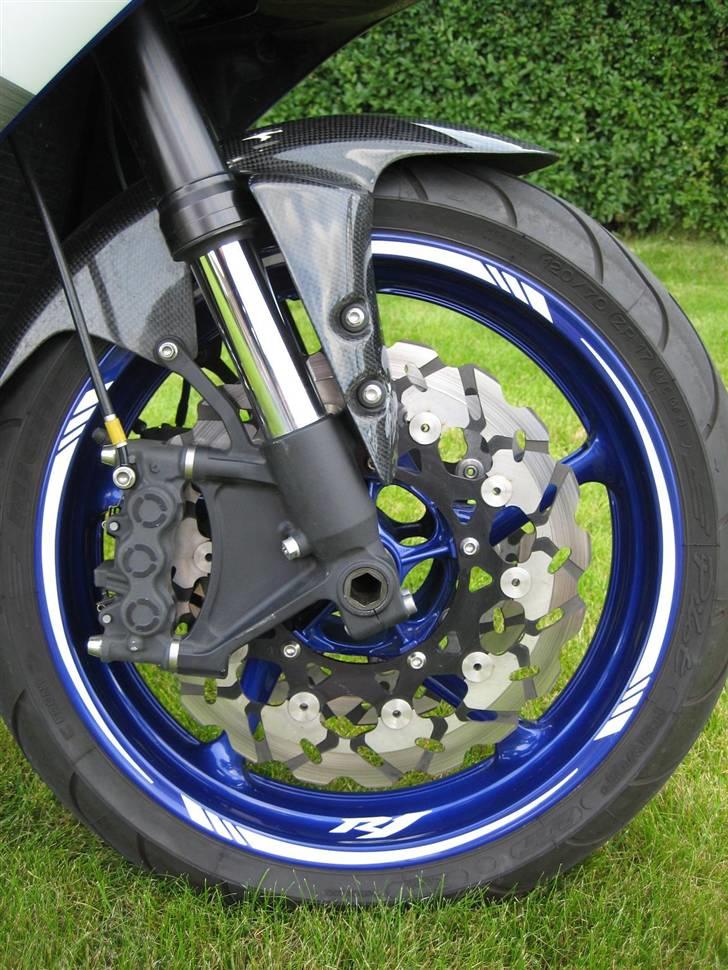 Yamaha YZF R1   == SOLGT == - R1 2008 forgaffel med 6 pot caliper billede 6