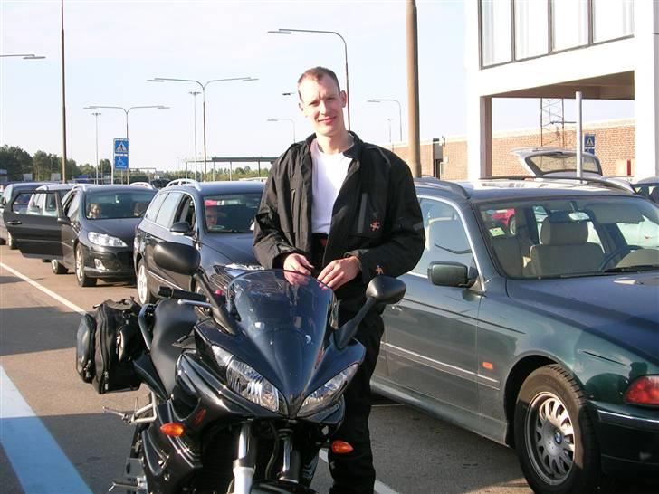 Yamaha Fz6-s(solgt) - På vej en tur til jylland med molslinien billede 6