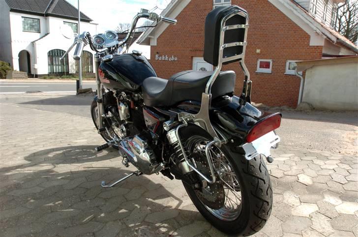 Harley Davidson XLS  - Ny bagskærm og sænket bagende med hjemmelavet sænknings sæt billede 3