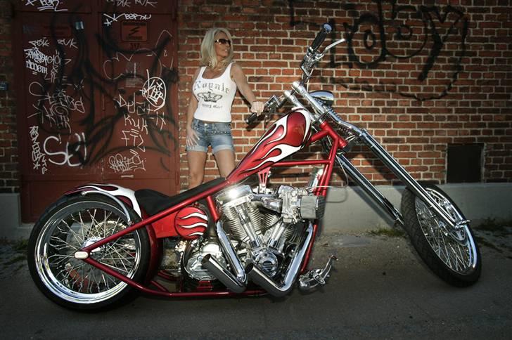 Harley Davidson Custom Chopper billede 1