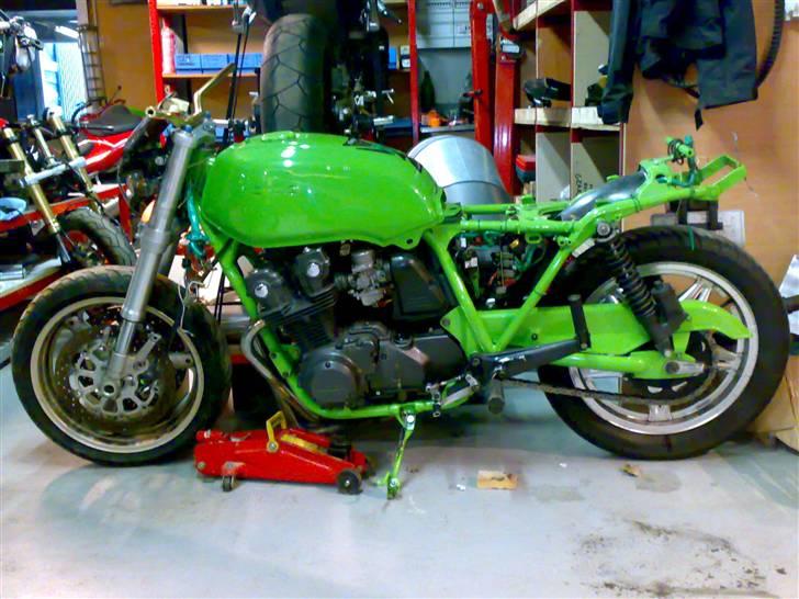 Honda CB 750 KZ - Skrottet - TL1000R forgaffel monteret billede 4