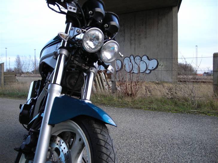 Suzuki gs500e *Projekt* - Mine duo-lygter. Følger muligvis med over i kåben når den tid kommer men det er ikke besluttet endnu billede 9