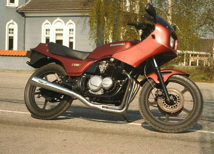 Kawasaki z550f - før den kom til maler billede 1