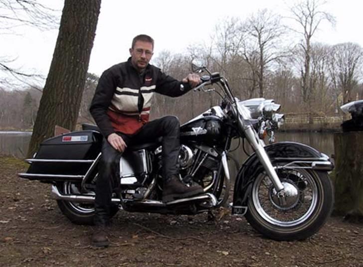 Harley Davidson Electra Glide FLH 1200 - Ved en sø *LOL* billede 13