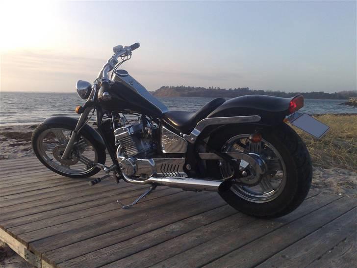 Regal Raptor DD300 Spyder - Februar solnedgang på Kulhuse strand billede 1