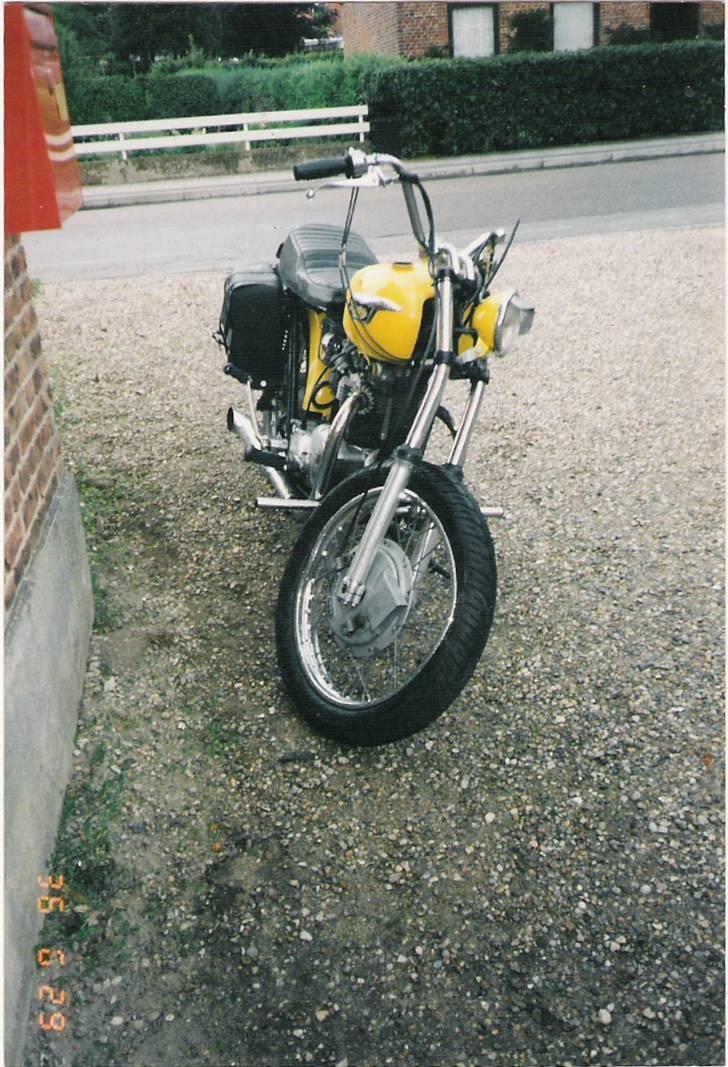 Triumph t 120 r - Efter uheldet i Egernsund.  billede 5