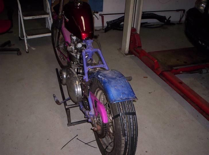 Triumph 39 (speed twin) SOLGT - Bag og kæde skærm passet til.. billede 6