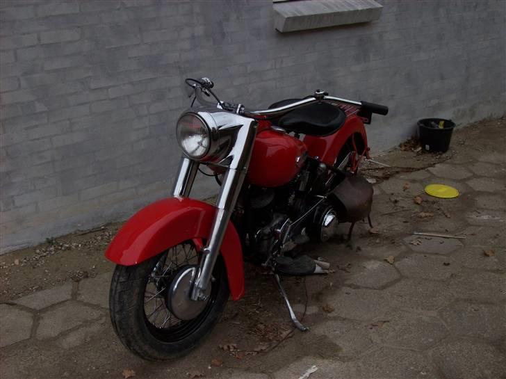 Harley Davidson panhead billede 1