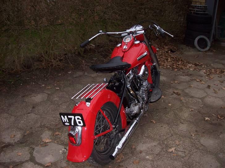 Harley Davidson panhead billede 2