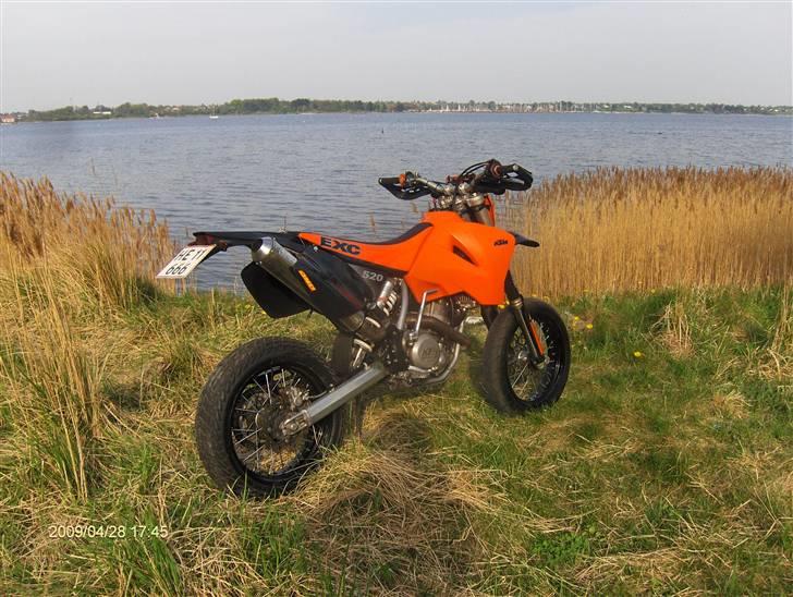 KTM EXC 520 Supermotard - HELL 666 Nice nummerplade :D billede 9