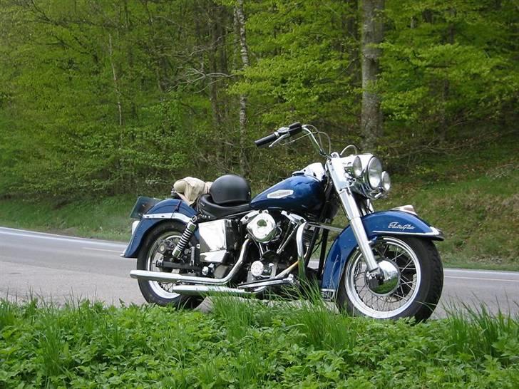 Harley Davidson FLH 1200 - Et billede jeg fik tilsendt fra tidligere ejer. Super godt synes jeg. billede 4