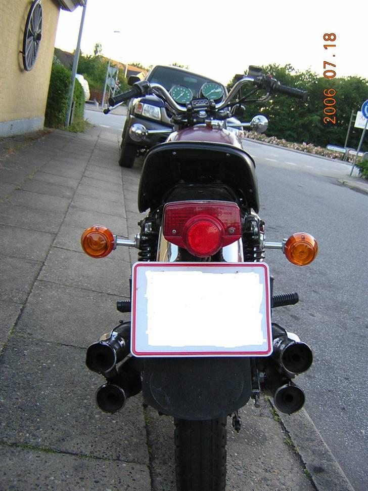 Honda CB 500 Four - sædet er fra en cb 750´ Skal have fundet en original. billede 5