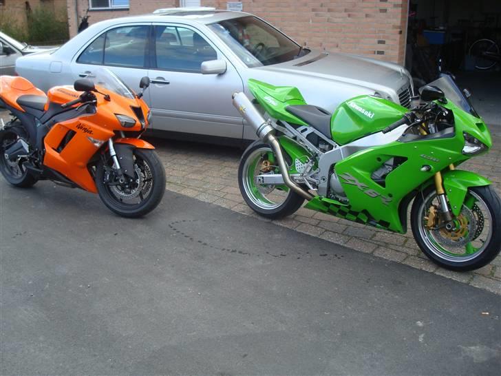 Kawasaki zx6r - Mig og min ven´s cykel, er de ikke flotte? billede 2