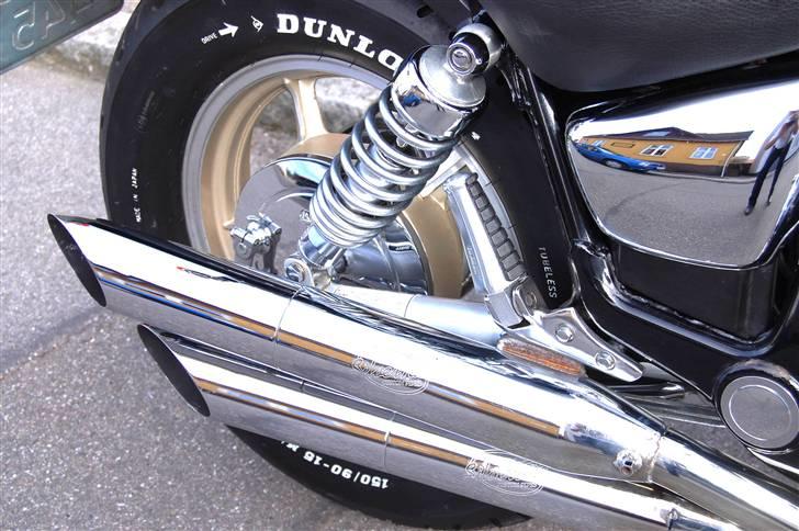 Yamaha XV 750E Virago - SilverTail Slash Cut - Feed lyd billede 10