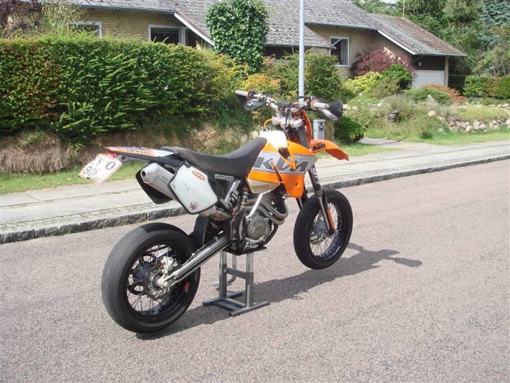 KTM 520 Exc SOLGT - den Nye SX udstødning Nu afmonteret  billede 8