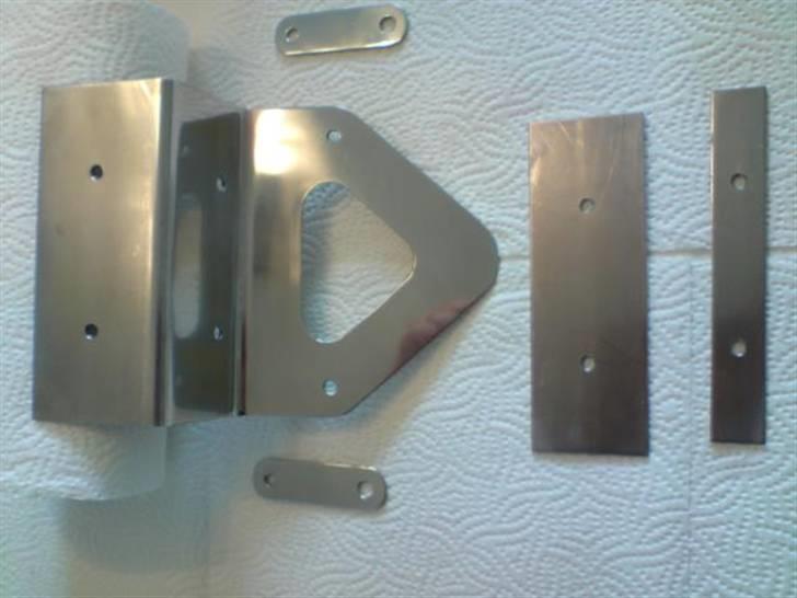 Honda cbr 1000 f - Rustfri nr pladeholder incl holder til led blink - jeg har flere på lager! billede 16