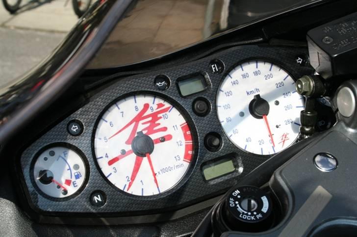 Suzuki GSX1300R Hayabusa - Instrumentpanel fra Bluegauges.com billede 7