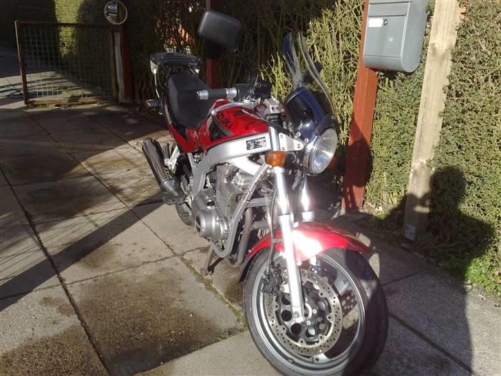 Suzuki GS 500 e - nyvasket og klar til en ny sæson, med vindskærm, projekt ´08 billede 3