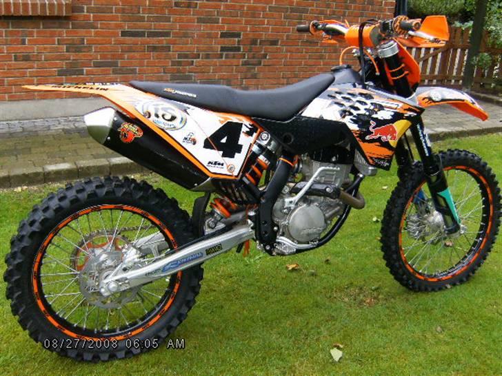 KTM KTM SXF 250 07 blevet stjålet - har sat nye klistremærker på så ser den ud som ny igen. billede 1