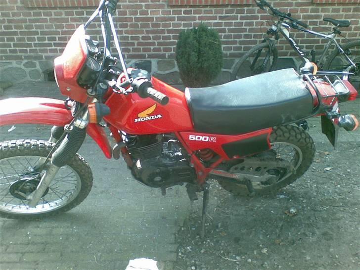 Honda XL 500 R Solgt - sådan så den ud da jeg fik den billede 1