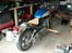 Yamaha XV 750 SE - Skulle da lige prøve den dragstar tank, som jeg fik med. Samt en skabelon af nyt sæde.