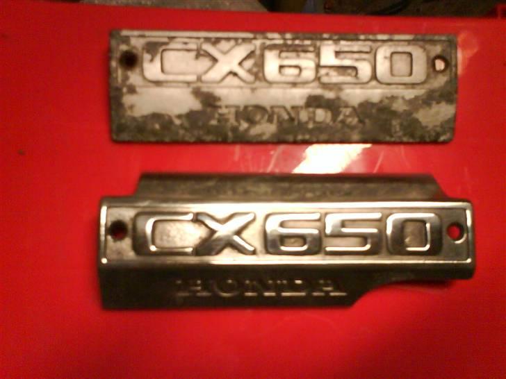 Honda cx 650e - Malet alu kan poleres op til noget pænt billede 7