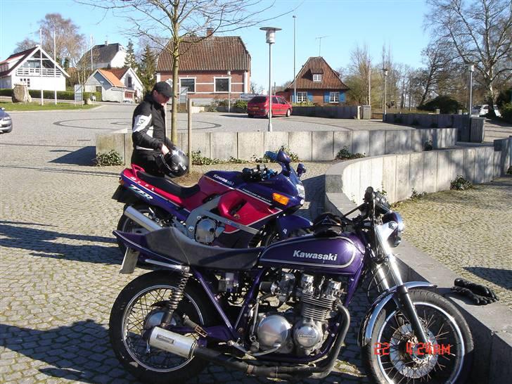 Kawasaki z650 - På min første forårstur til Ry super nice billede 3