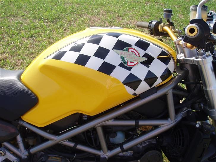 Ducati monster s4 916 - elsker den rørgitterramme - en fryd for øjet.  billede 5