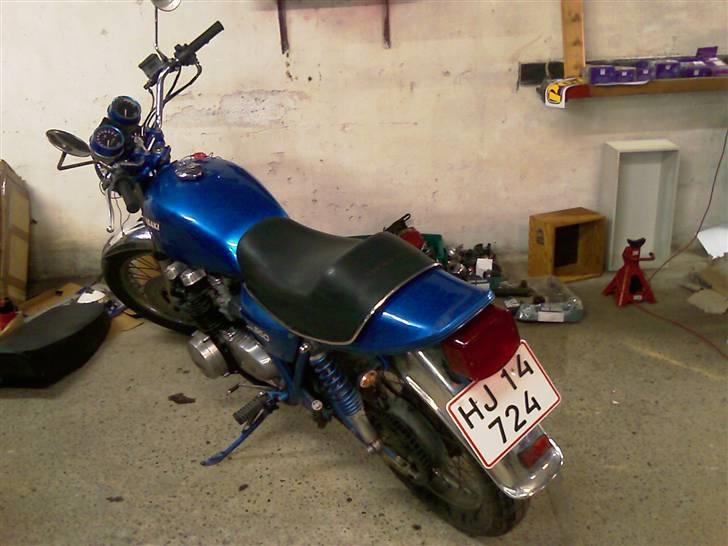 Kawasaki Z650 B2 - "Nyt" sæde og "ny" baglygte billede 12