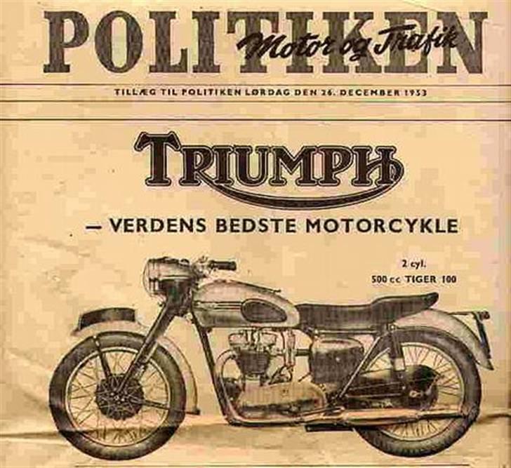 Triumph Tiger 100 - Vær kritisk kør britisk ;-) billede 12