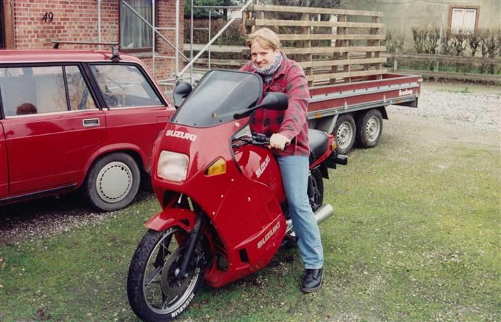 Yamaha FZ6n - SOLGT - Min første MC, En suzuki GS 450. Billedet er fra december 1994 billede 14