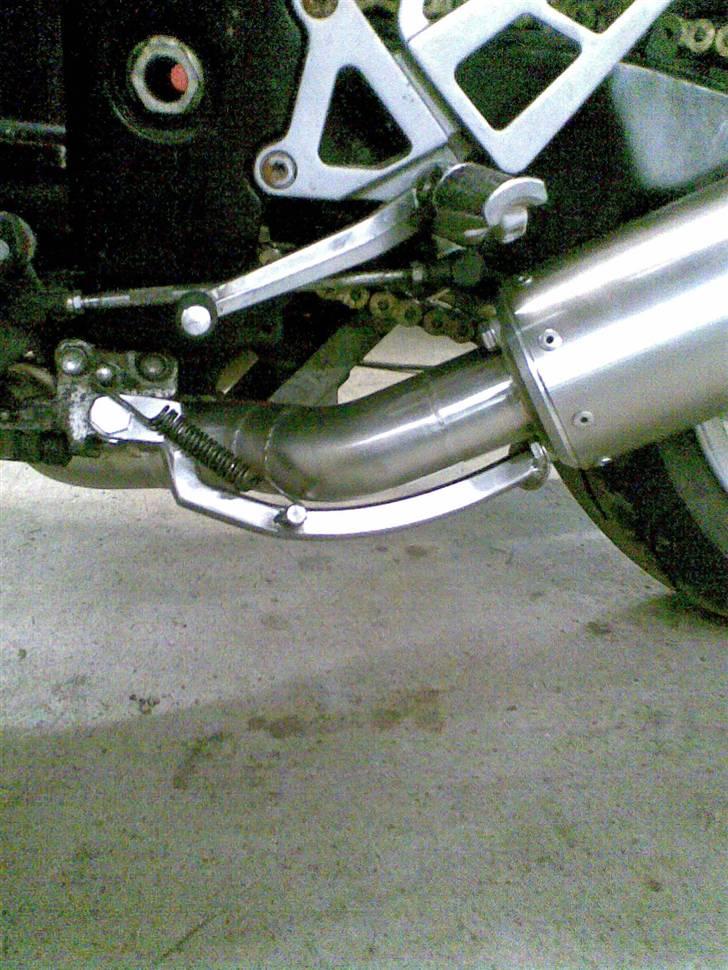 Kawasaki ZXR 750 L - hjemme lavet støtte fod og udstødning billede 5