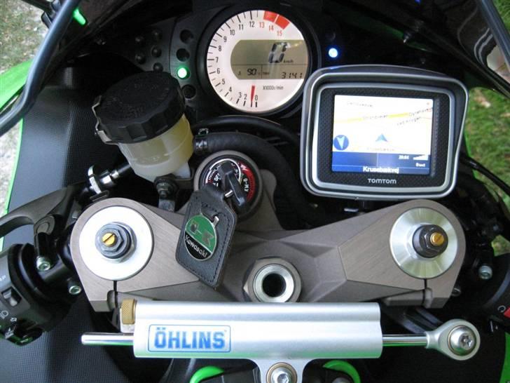 Kawasaki Ninja ZX-10R - GPS Tom Tom rider 2  billede 5