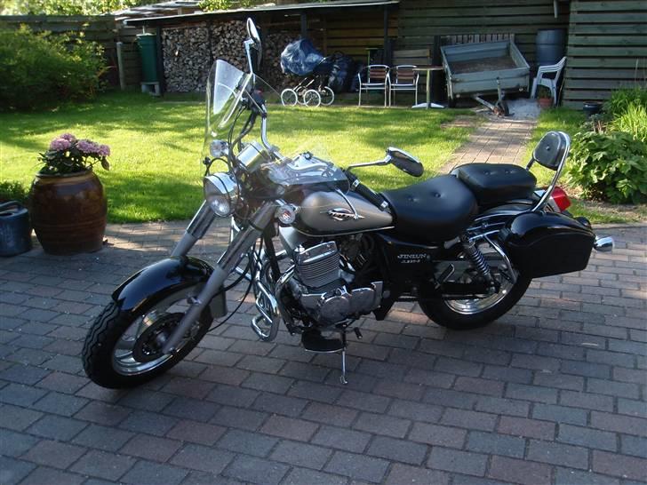 Jinlun chopper 250-5 - inden væltepeter bøjlen og vindskærmen blev fjernet. billede 4