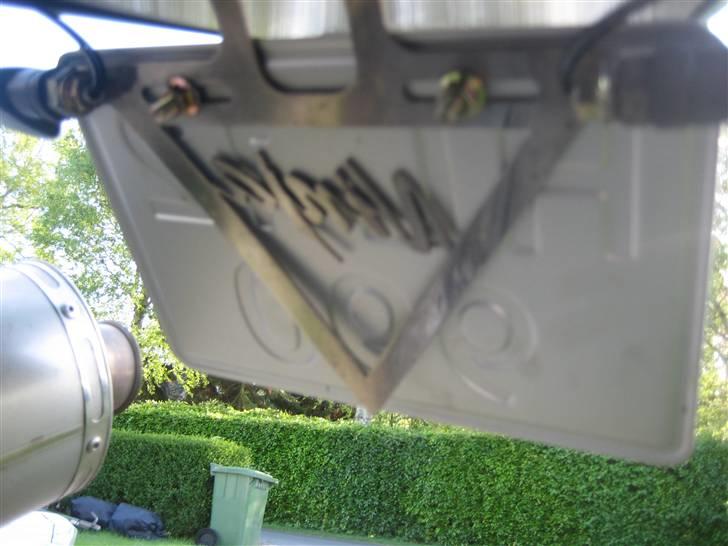 Kawasaki ZX9R - lidt gejl som ingen lægger mærke til *he he* laser skåret "ninja" i nr pladeholder billede 5