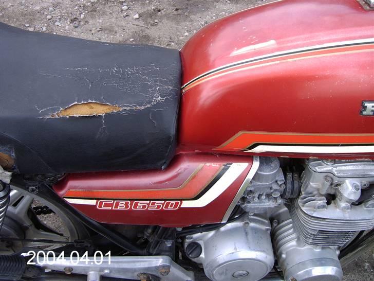 Honda CB 650 Four Solgt - Sådan så den ud ved købet. billede 3