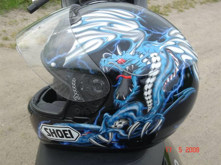 Suzuki gsx750F DØD - hjelm i matchende farver... billede 18