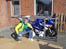 Suzuki GSX 600f (Ringkøbing) - Andreas godkender den nyankomne MC :)