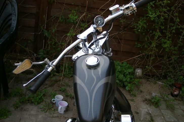 Harley Davidson Late Shovel - her med drag styr på billede 4