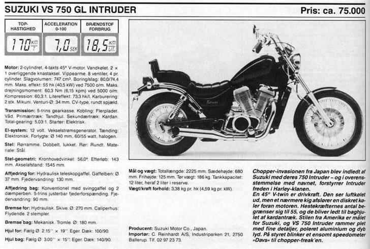 Suzuki vs 750 *SOLGT* billede 10