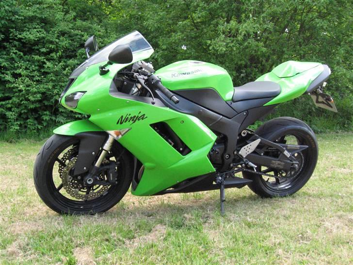 Kawasaki zx6r (SOLGT) billede 10